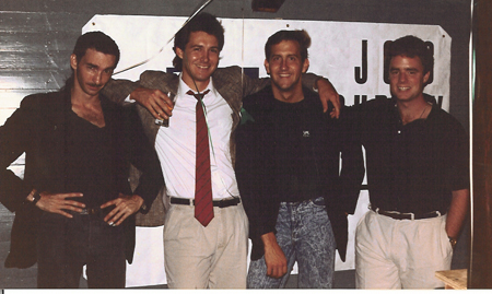 Gomex O'Prey, Jim Villanucci, Mike Lewis and Chip at The Riverside Ballroom.